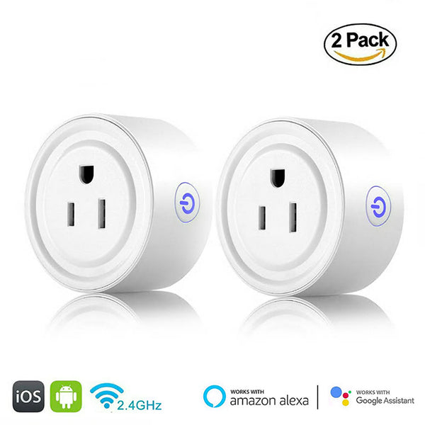 LINGANZH Smart Plug Wi-Fi Smart Socket Compatible with Alexa