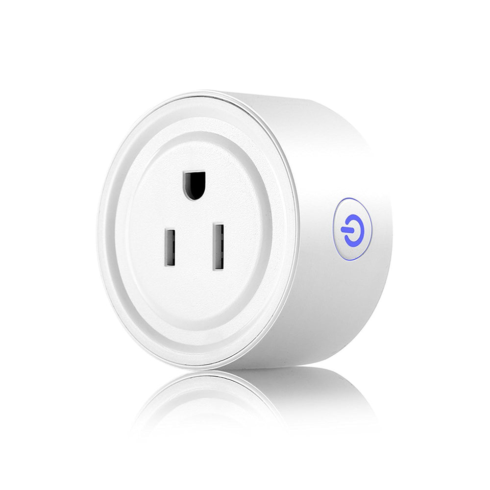 Smart WiFi Mini Plug Outlet, Works with Alexa and Google Home