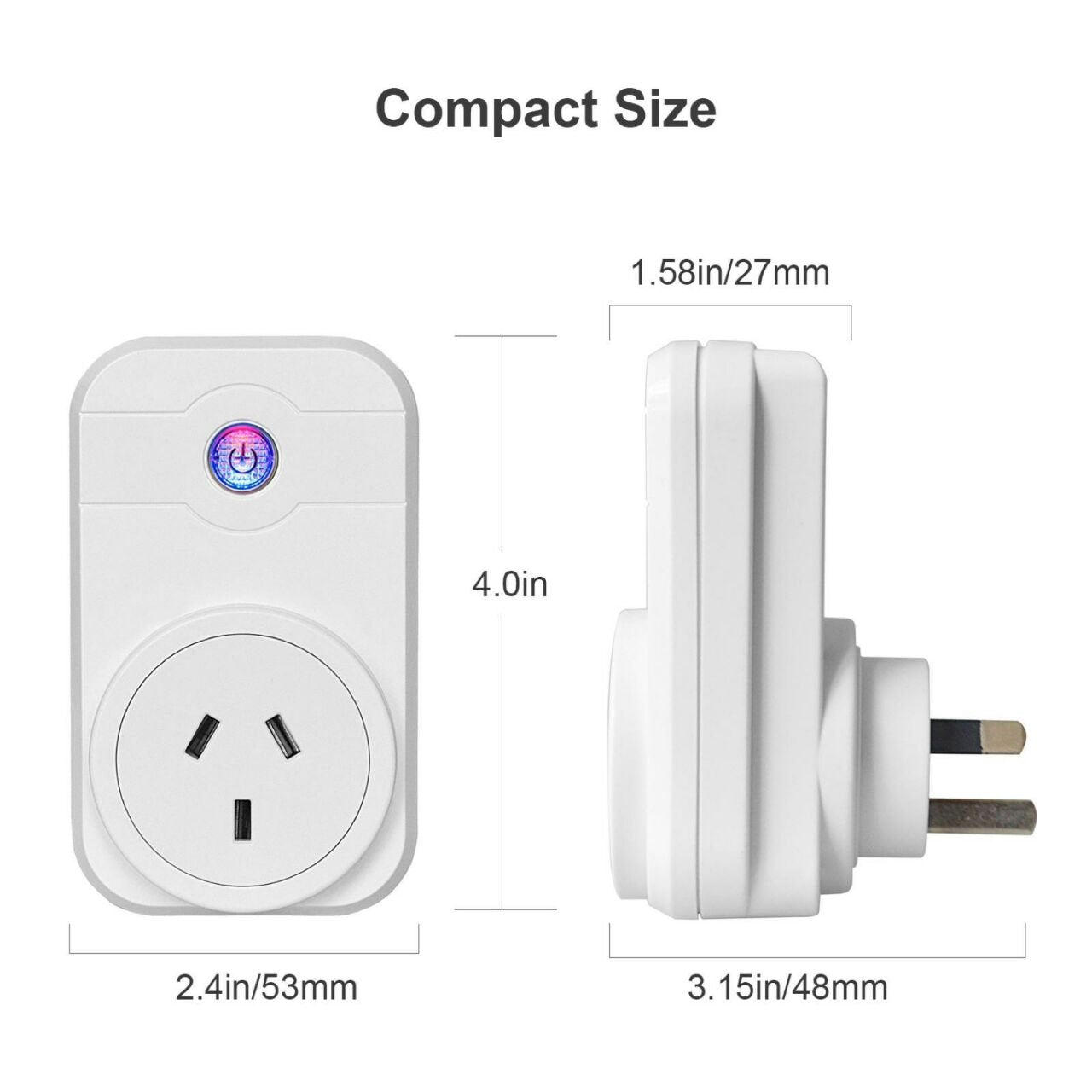 WiFi Smart Plug, Mini WiFi Outlet Mini Socket APP Remote Control